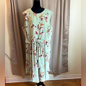 Summer Sale🔥Ralph Lauren mint green floral dress. Size 22W
